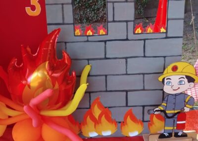 Fireman party theme by one dell of a party