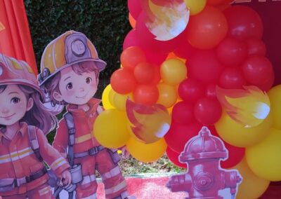 Fireman party theme by one dell of a party