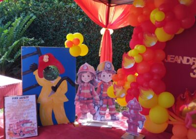 Fireman party theme by one dell of a party