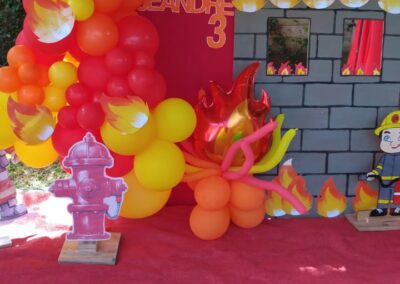 Fireman party theme by one dell of a party