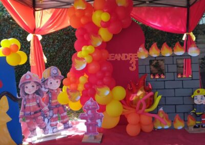 Fireman party theme by one dell of a party