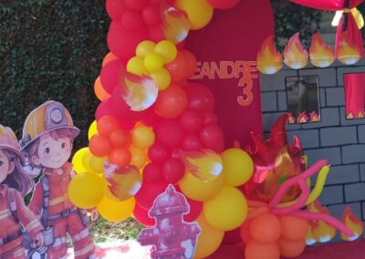 Fireman party theme by one dell of a party