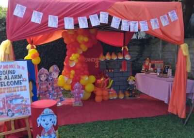 Fireman party theme by one dell of a party