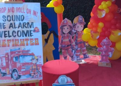 Fireman party theme by one dell of a party
