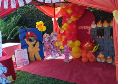 Fireman party theme by one dell of a party