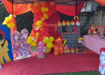 Fireman party theme by one dell of a party