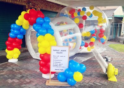 Bubble house by one dell of a party