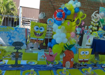 Spongebob party theme by one dell of a party