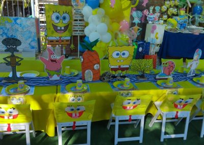 Spongebob party theme by one dell of a party