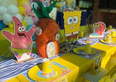 Spongebob party theme by one dell of a party