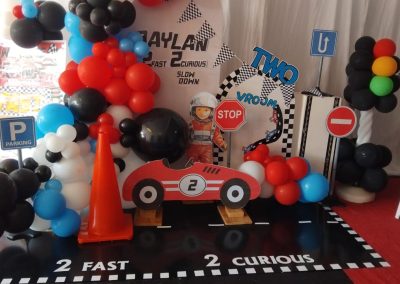 2 Fast 2 Curious party theme by one dell of a party