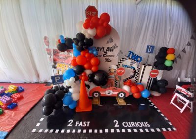 2 Fast 2 Curious party theme by one dell of a party