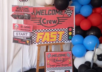 2 Fast 2 Curious party theme by one dell of a party