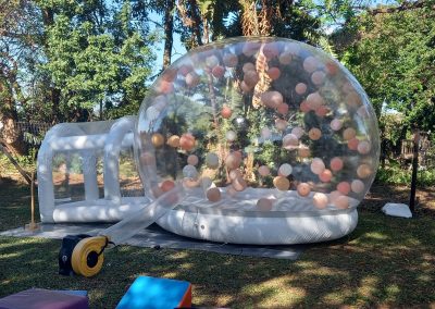 Inflatable bouncy bubble house by one dell of a party