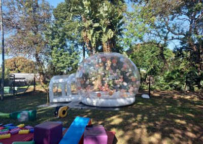 Inflatable bouncy bubble house by one dell of a party