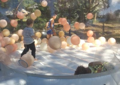 Inflatable bouncy bubble house by one dell of a party