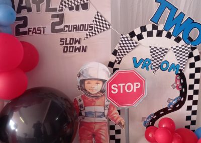 2 Fast 2 Curious party theme by one dell of a party