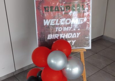 deadpool backboard by one dell of a party