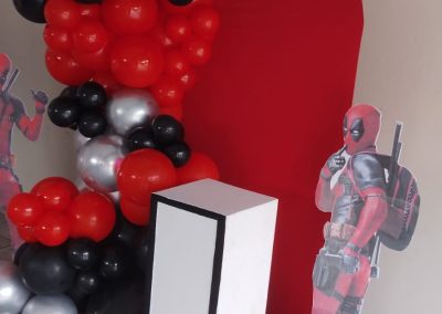 deadpool backboard by one dell of a party