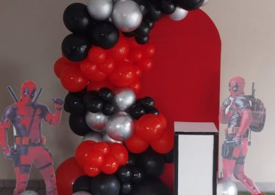 deadpool backboard by one dell of a party