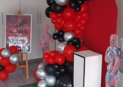 deadpool backboard by one dell of a party