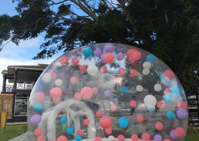Bouncy bubble house inflatable by one dell of a party