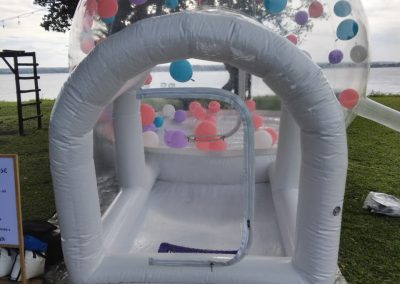 Bouncy bubble house inflatable by one dell of a party