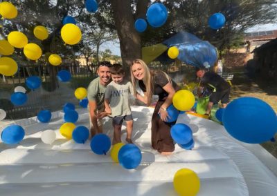 Bouncy bubble house inflatable by one dell of a party