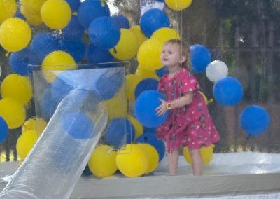 Bouncy bubble house inflatable by one dell of a party