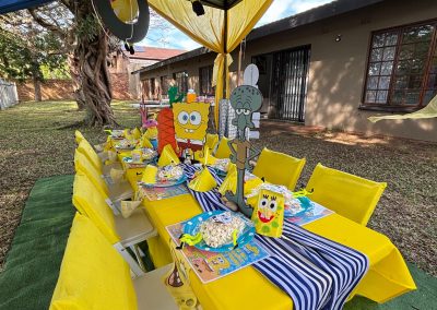 Spongebob Square Pants party theme by one dell of a party