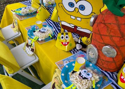 Spongebob Square Pants party theme by one dell of a party