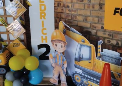 Construction party theme by one dell of a party