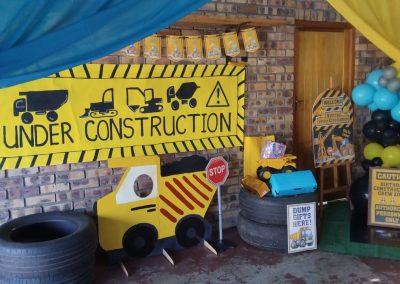 Construction party theme by one dell of a party