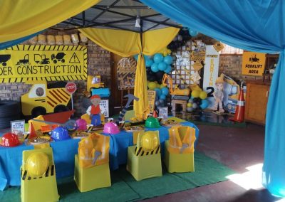 Construction party theme by one dell of a party