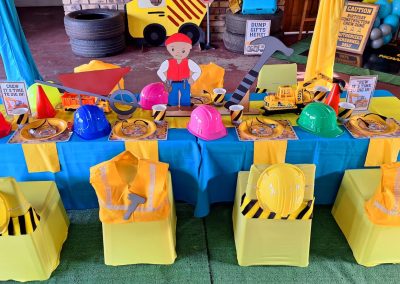 Construction party theme by one dell of a party