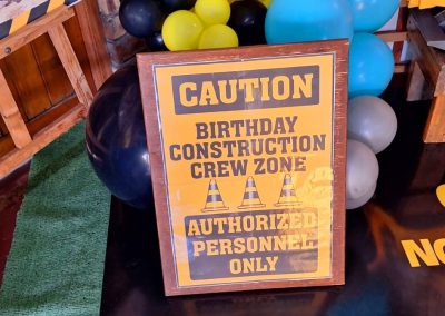 Construction party theme by one dell of a party