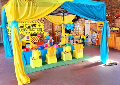 Construction party theme by one dell of a party