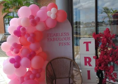 Balloon decorations by one dell of a party