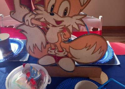 Sonic party theme by One dell of a party