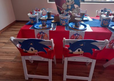 Sonic party theme by One dell of a party