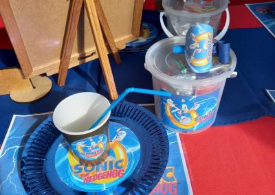 Sonic party theme by One dell of a party