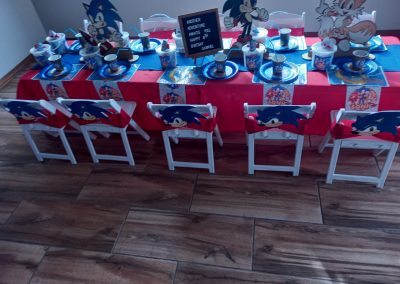 Sonic party theme by One dell of a party