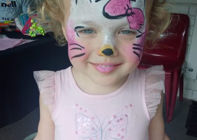 Face painting by one dell of a party