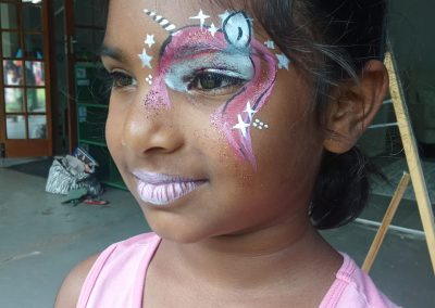 Face painting by one dell of a party