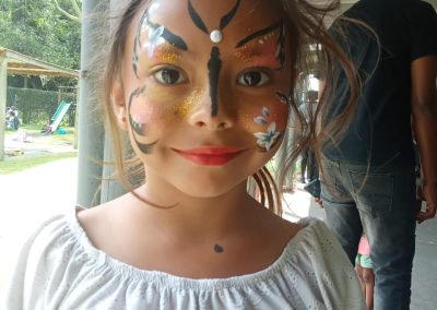 Face painting by one dell of a party