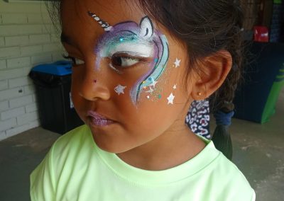 Face painting by one dell of a party