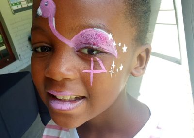 Face painting by one dell of a party