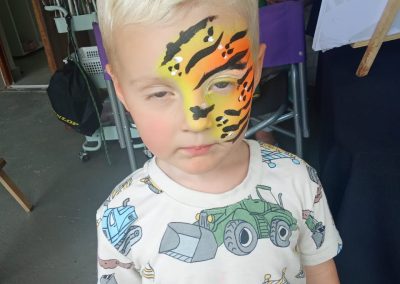 Face painting by one dell of a party