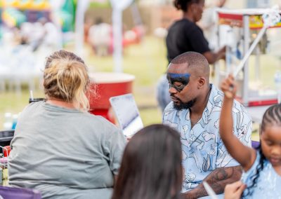 Face painting by one dell of a party