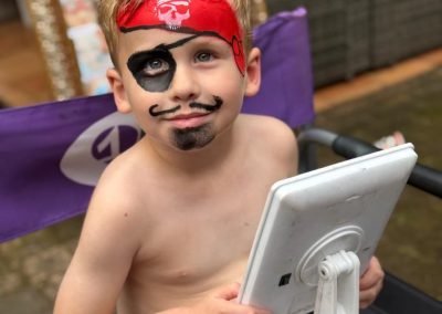 Face painting by one dell of a party